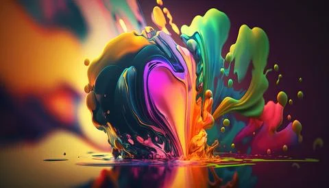 Photorealistic 4k abstract background Generated AI Stock Illustration