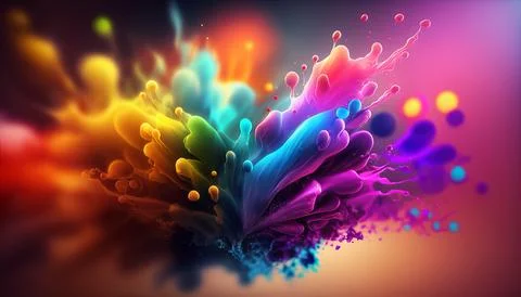 Photorealistic 4k abstract background Generated AI Stock Illustration