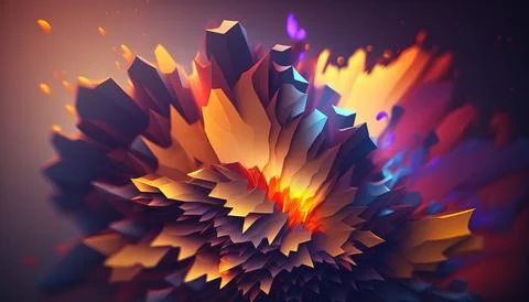 Photorealistic 4k abstract background Generated AI Stock Illustration