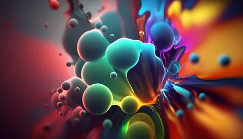 Photorealistic 4k abstract background Generated AI Stock Illustration