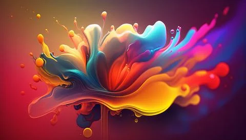 Photorealistic 4k abstract background Generated AI Stock Illustration