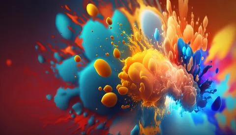 Photorealistic 4k abstract background Generated AI Stock Illustration