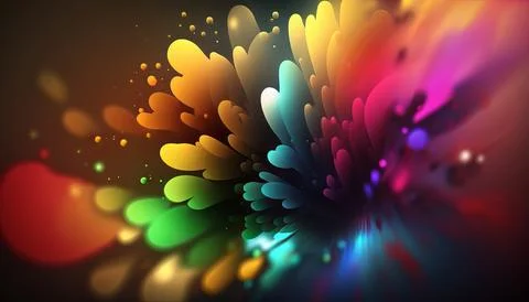 Photorealistic 4k abstract background Generated AI Stock Illustration