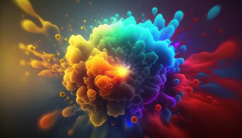 Photorealistic 4k abstract background Generated AI Stock Illustration