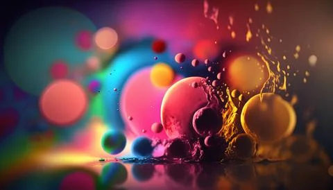 Photorealistic 4k abstract background Generated AI Stock Illustration