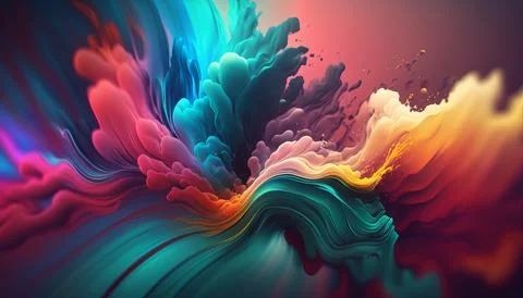 Photorealistic 4k abstract background Generated AI Stock Illustration