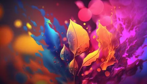 Photorealistic 4k abstract background Generated AI Stock Illustration