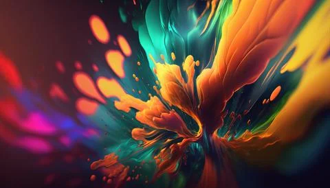 Photorealistic 4k abstract background Generated AI Stock Illustration