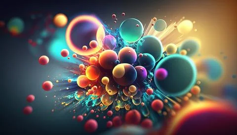Photorealistic 4k abstract background Generated AI Stock Illustration