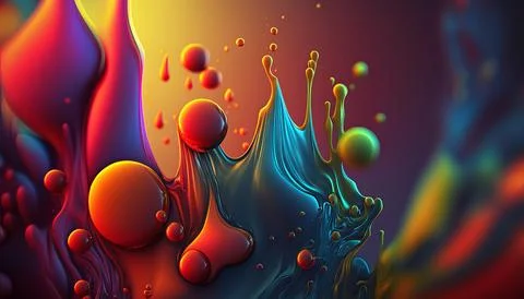 Photorealistic 4k abstract background Generated AI Stock Illustration