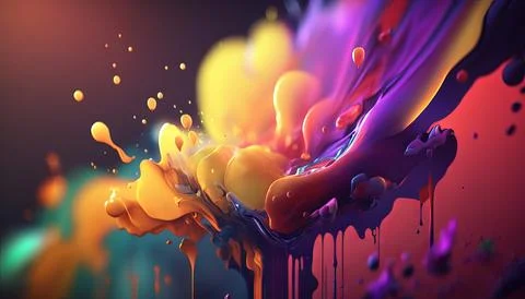 Photorealistic 4k abstract background Generated AI Stock Illustration