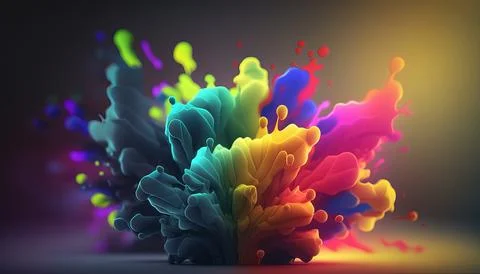 Photorealistic 4k abstract background Generated AI Stock Illustration