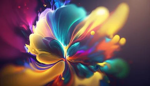 Photorealistic 4k abstract background Generated AI Stock Illustration