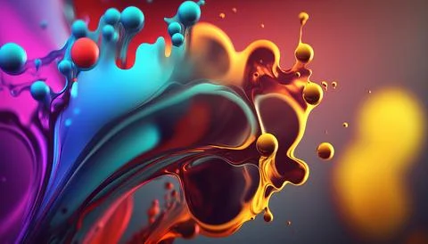 Photorealistic 4k abstract background Generated AI Stock Illustration