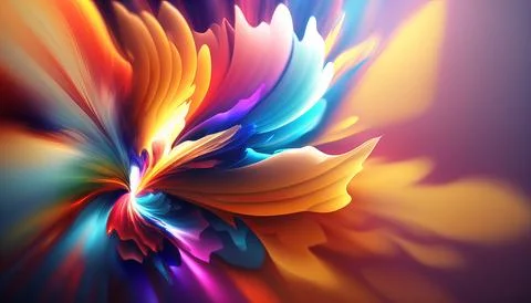 Photorealistic 4k abstract background Generated AI Stock Illustration
