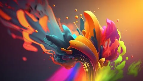 Photorealistic 4k abstract background Generated AI Stock Illustration