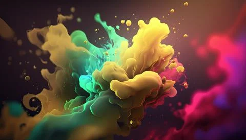 Photorealistic 4k abstract background Generated AI Stock Illustration