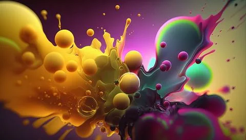 Photorealistic 4k abstract background Generated AI Stock Illustration