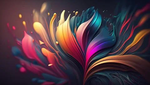 Photorealistic 4k abstract background Generated AI Stock Illustration