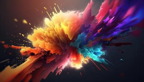 Photorealistic 4k abstract background Generated AI Stock Illustration