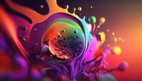 Photorealistic 4k abstract background Generated AI Stock Illustration