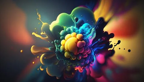 Photorealistic 4k abstract background Generated AI Stock Illustration