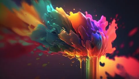 Photorealistic 4k abstract background Generated AI Stock Illustration