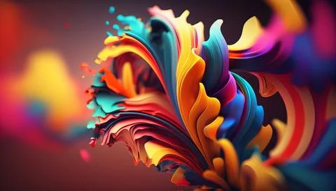 Photorealistic 4k abstract background Generated AI Stock Illustration
