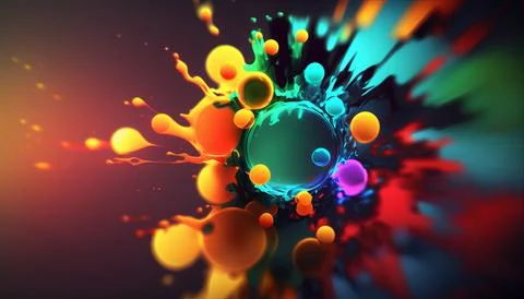 Photorealistic 4k abstract background Generated AI Stock Illustration