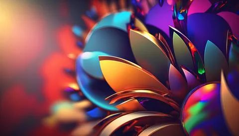 Photorealistic 4k abstract background Generated AI Stock Illustration