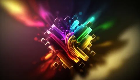 Photorealistic 4k abstract background Generated AI Stock Illustration