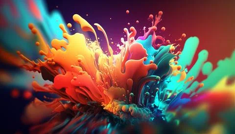 Photorealistic 4k abstract background Generated AI Stock Illustration