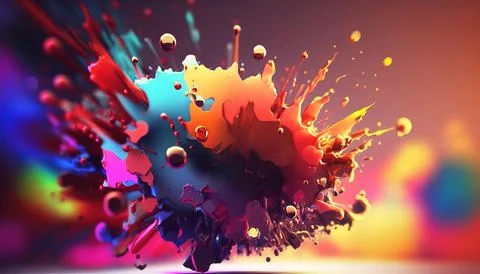 Photorealistic 4k abstract background Generated AI Stock Illustration