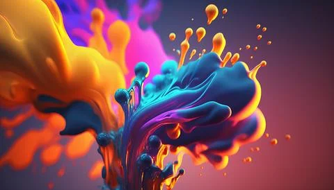 Photorealistic 4k abstract background Generated AI Stock Illustration