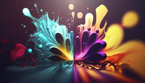 Photorealistic 4k abstract background Generated AI Stock Illustration