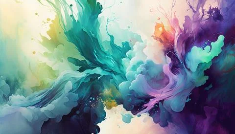 Photorealistic 4k abstract background Generated AI Stock Illustration