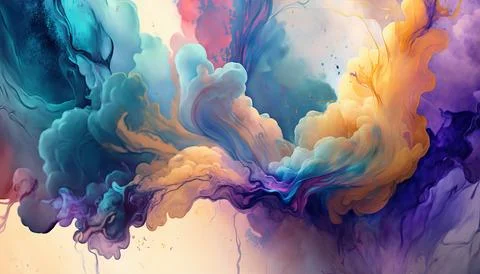 Photorealistic 4k abstract background Generated AI Stock Illustration