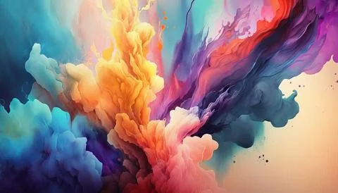 Photorealistic 4k abstract background Generated AI Stock Illustration