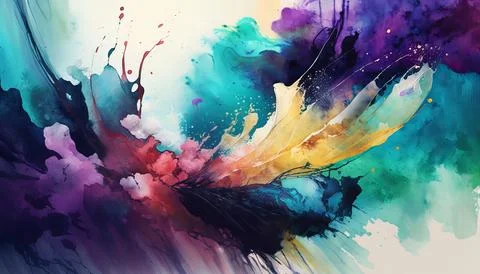Photorealistic 4k abstract background Generated AI Stock Illustration