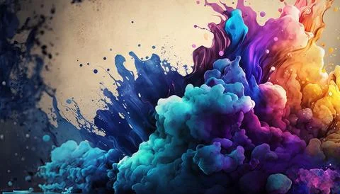 Photorealistic 4k abstract background Generated AI Stock Illustration