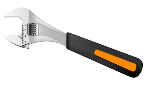 Photorealistic vector wrench Stock Illustration