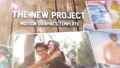 Photos Slideshow Movie Trailer and Titles Displays Photo Gallery Stock After Effects