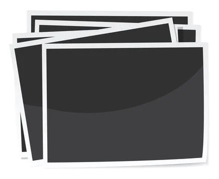 Photos stack a stack of photos, vector format is available. Copyright: xZo... Stock Photos