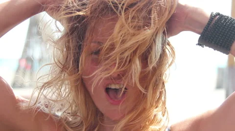 Photoshooting with model Stock Footage 65319646