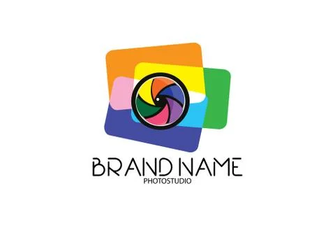 Photostudio logo Stock Illustration