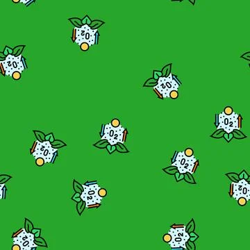 Photosynthesis biochemistry vector seamless pattern 스톡 일러스트