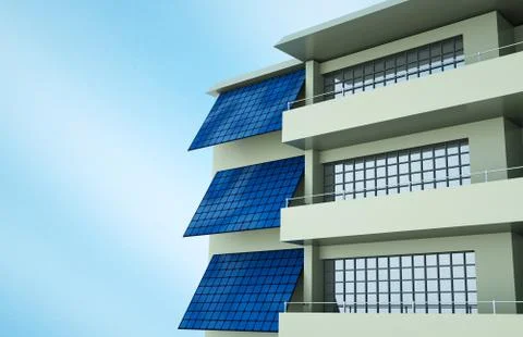 Photovoltaic module Stock Illustration