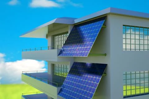 Photovoltaic module Stock Illustration