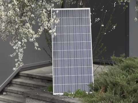 Photovoltaic panel Stock Footage 83433326
