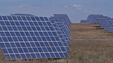 Photovoltaic panels Stock Footage 48150993